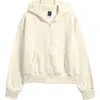 The North Face Evolution Full-zip Hoodie In White Dune-npf