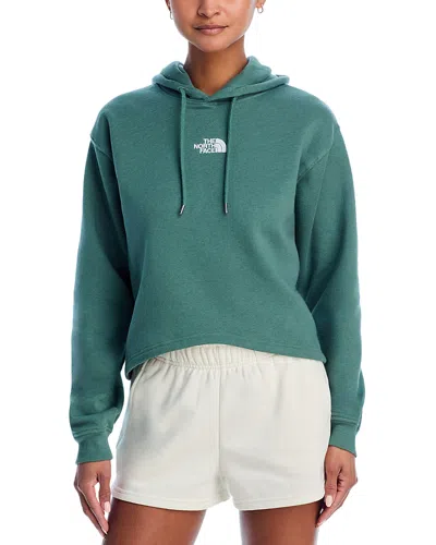 The North Face Evolution High Low Hoodie In Duck Green
