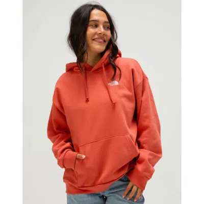 The North Face Evolution Hoodie Women's Red Fleece Lined Oversized Posh278