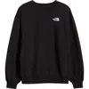 The North Face Evolution Oversize Crewneck Sweatshirt In Tnf Black