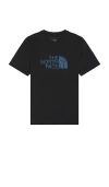 The North Face Evolution Regenerative Ink Half Dome Tee In Black