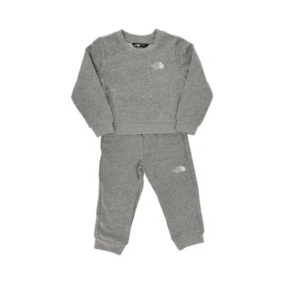 The North Face Evolution Simple Dome Crew Sporty Set - Kids In Gray