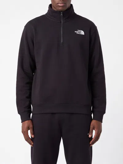 The North Face Evolution Simple Dome High Neck Half-zip Sweatshirt In Black