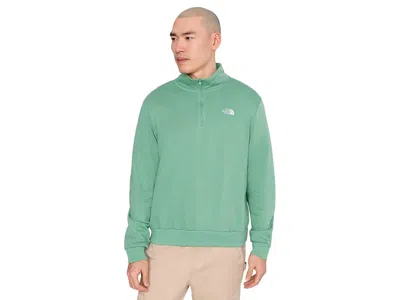 The North Face Evolution Simple Dome Regular 1/4 Zip Men's Sweatshirt Dimmed Algae: 2xl, Cotton/polyester In Green