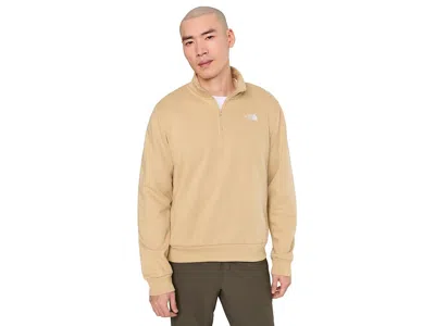 The North Face Evolution Simple Dome Regular 1/4 Zip Men's Sweatshirt Khaki Stone: Lg, Cotton/polyester In Multi