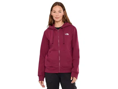 The North Face Evolution Simple Dome Regular Full Zip Hoodie Women's Sweatshirt Burgundy Crush: Sm, Cotton/polyeste