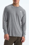 The North Face Evolutions Long Sleeve T-shirt In Gray