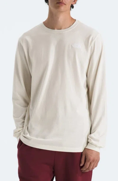 The North Face Evolutions Long Sleeve T-shirt In White