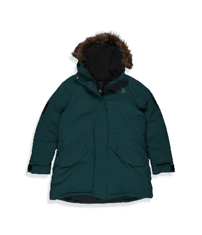 The North Face Expedition Mcmurdo Nf0a7v7u Parka Jacket Women's 2xl Green App451