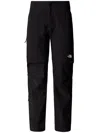The North Face Womens Exploration Convertible Regular Straight Trousers In Black