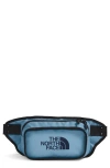 The North Face Men's Explore Water-repellent Logo Hip Pack In Steel Blue/ Tnf Black/ Navy
