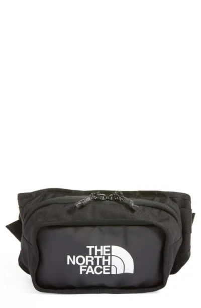The North Face Explore Belt Bag In Tnf Black/tnf White