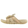 The North Face Explore Camp Slides 'gravel Khaki Stone' In Neutral