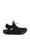 The North Face Explore Touch-strap Drawstring Sandals In Black