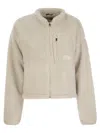 The North Face Extreme Pile Boxy Sweat In White