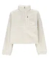 The North Face Extreme Pile Boxy Sweat In White