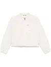 The North Face Extreme Pile 2 Fz Jacket In White