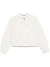 The North Face Extreme Pile 2 Fz Jacket In White