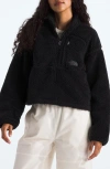 The North Face Logo-embroidered Zipped Jacket In Tnf Black