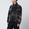 The North Face Mens Tnf Black Light Refract Extreme Pile High-neck Woven Sweatshirt Xl In Black