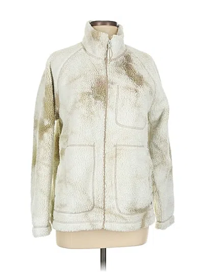Pre-owned The North Face Faux Fur Jacket In White
