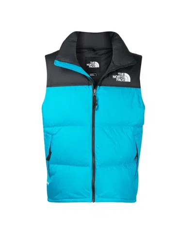 The North Face Filled Vest Down Jacket In Blue