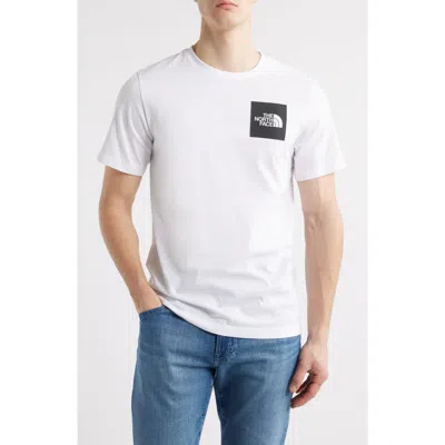 The North Face Fine Cotton Blend Logo Graphic T-shirt In White