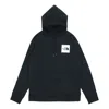 The North Face Logo Patch Drawstring Hoodie In Black