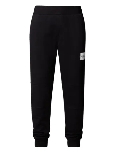 The North Face Fine Logo-print Tracksuit Bottoms In Black