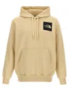 The North Face Timeless Drawstring Hoodie With Ribbed Details In Neutral