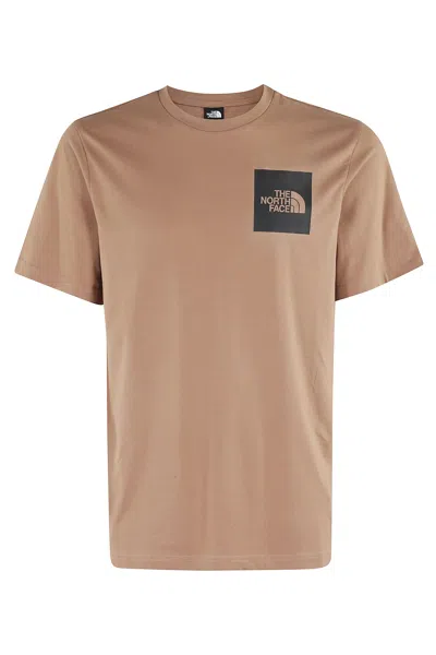 The North Face Fine Tee In Brown