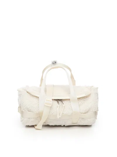 The North Face Fleece Base Camp Bag In White