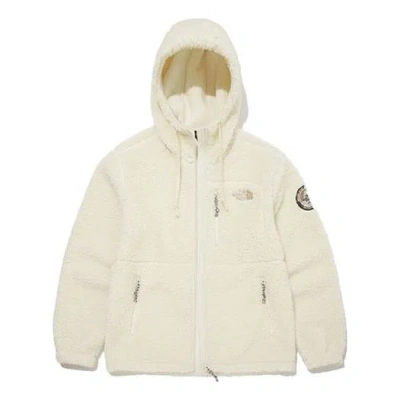 The North Face Fleece Hoodie Jacket 'white'