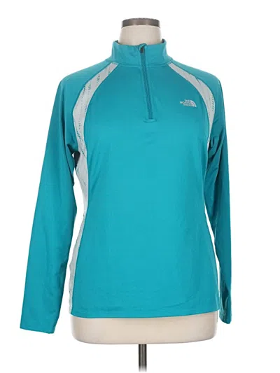 Pre-owned The North Face Fleece Jacket In Blue