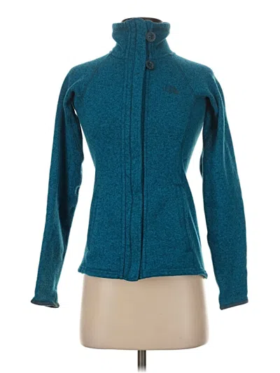 Pre-owned The North Face Fleece Jacket In Blue