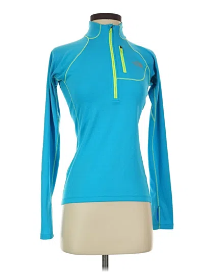 Pre-owned The North Face Fleece Jacket In Blue