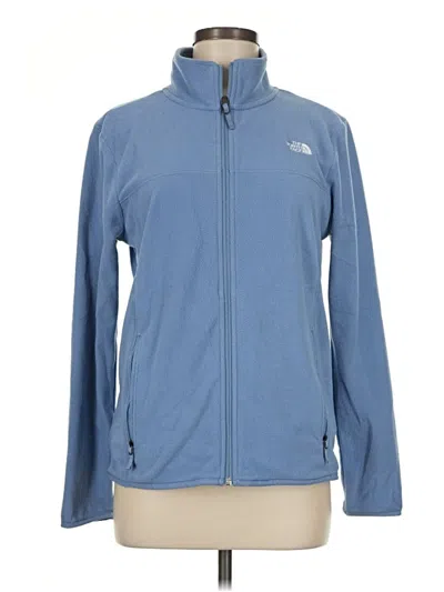Pre-owned The North Face Fleece Jacket In Blue