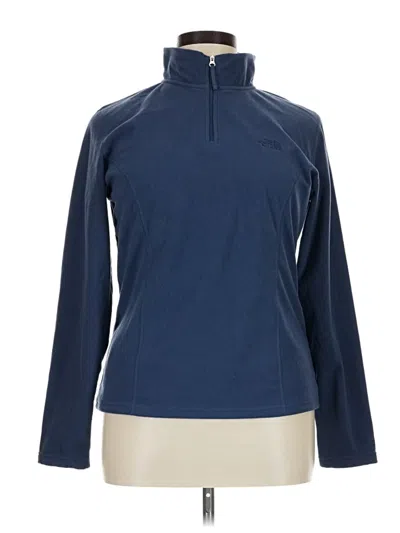 Pre-owned The North Face Fleece Jacket In Blue