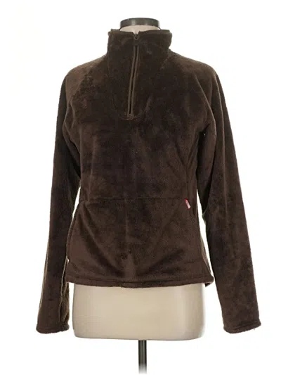 Pre-owned The North Face Fleece Jacket In Brown