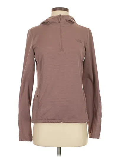 Pre-owned The North Face Fleece Jacket In Brown
