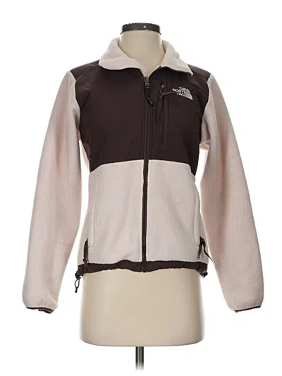 Pre-owned The North Face Fleece Jacket In Brown