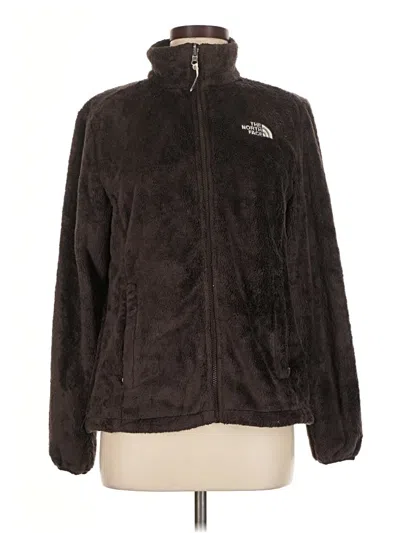 Pre-owned The North Face Fleece Jacket In Brown