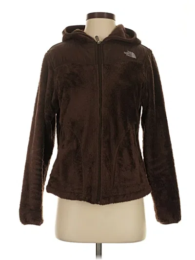 Pre-owned The North Face Fleece Jacket In Brown