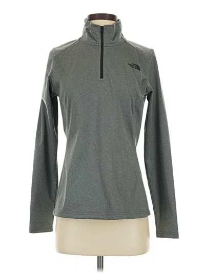 Pre-owned The North Face Fleece Jacket In Gray
