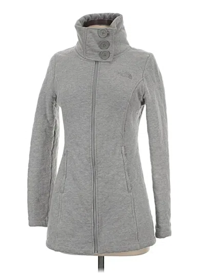 Pre-owned The North Face Fleece Jacket In Gray