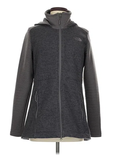 Pre-owned The North Face Fleece Jacket In Gray