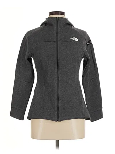Pre-owned The North Face Fleece Jacket In Gray