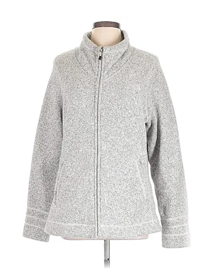 Pre-owned The North Face Fleece Jacket In Gray