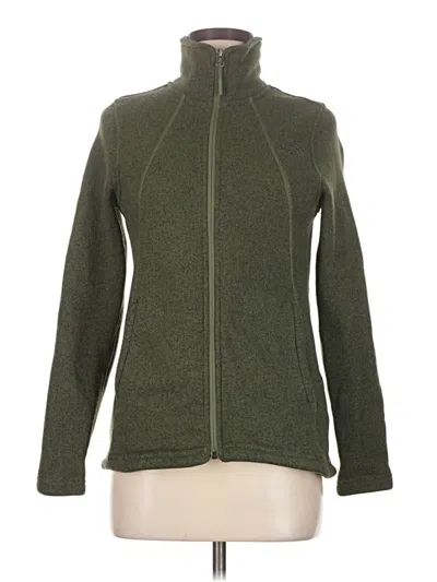 Pre-owned The North Face Fleece Jacket In Green