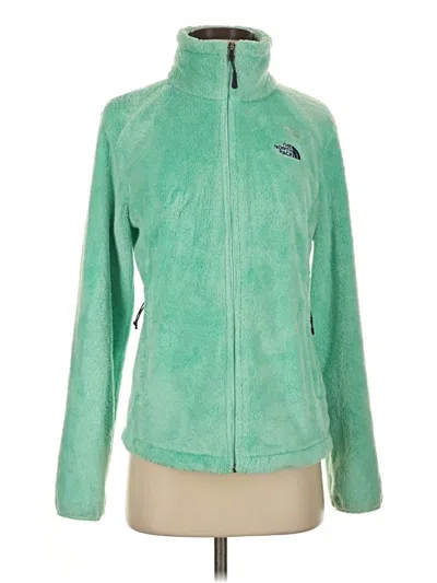Pre-owned The North Face Fleece Jacket In Green